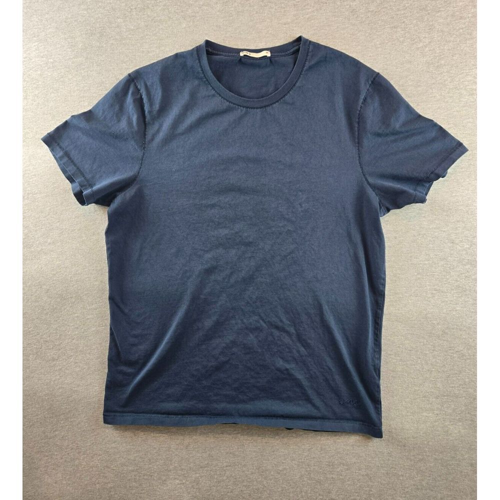 O.N.S. Clothing Mens Short Sleeve T-Shirt Pocket Size Medium Designer Navy Blue